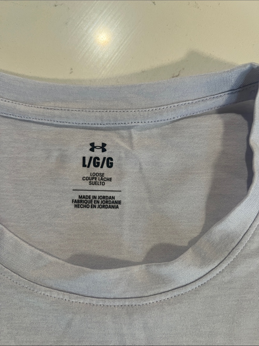 Under Armour Women's Lavender Performance Short Sleeve Tee - Picture 2 of 2